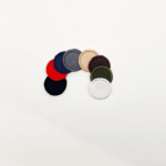 Аппликация клеевая арт.008 круг (d=2см) (бежевый)